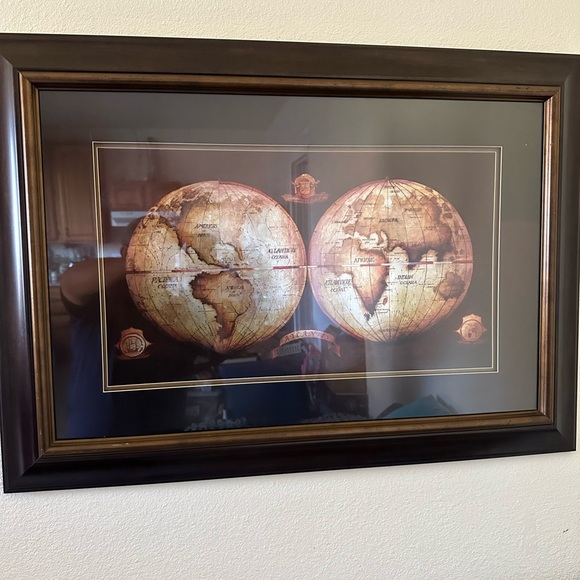 Geographica Framed Map